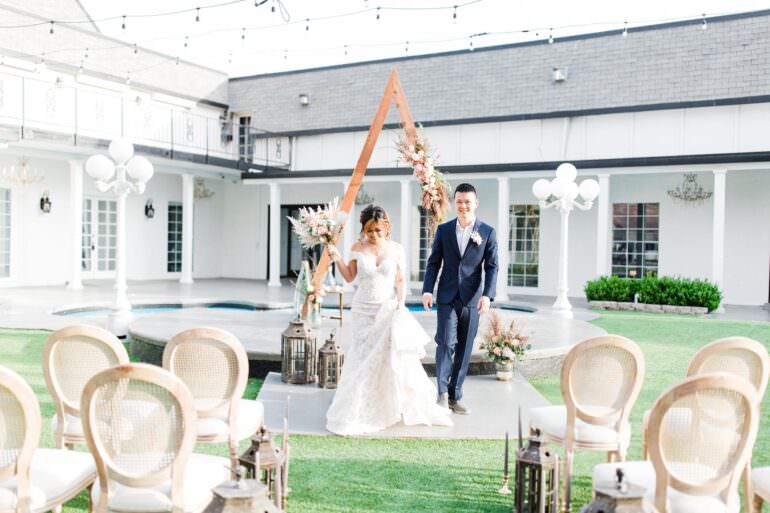 Elegant Las Vegas Mansion Wedding at Mansion54