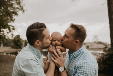 Gay Family Newborn Session