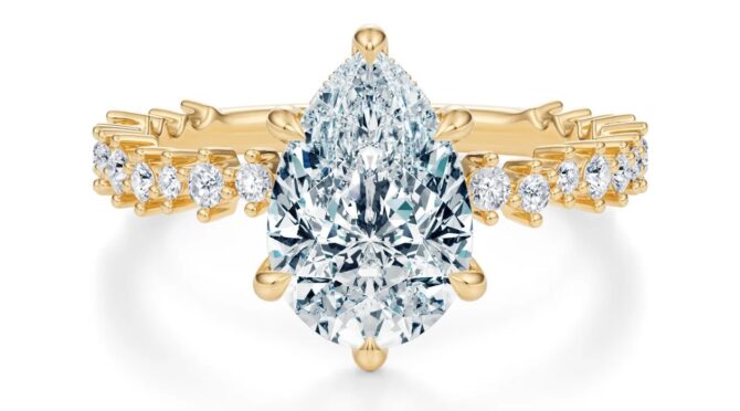 Selena Gomez Marquise Engagement Ring