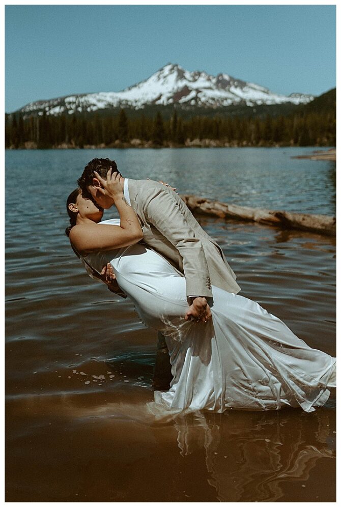 Sparks Lake Oregon Lesbian Wedding