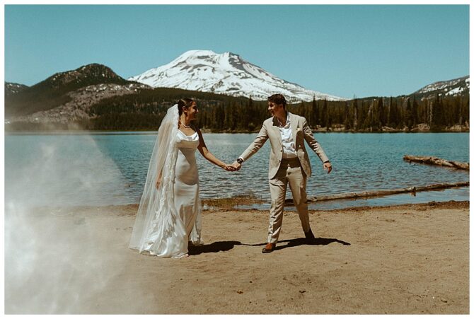 Sparks Lake Oregon Lesbian Wedding